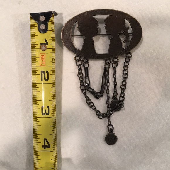 Boy Meets Girl Pin - Picture 3 of 3